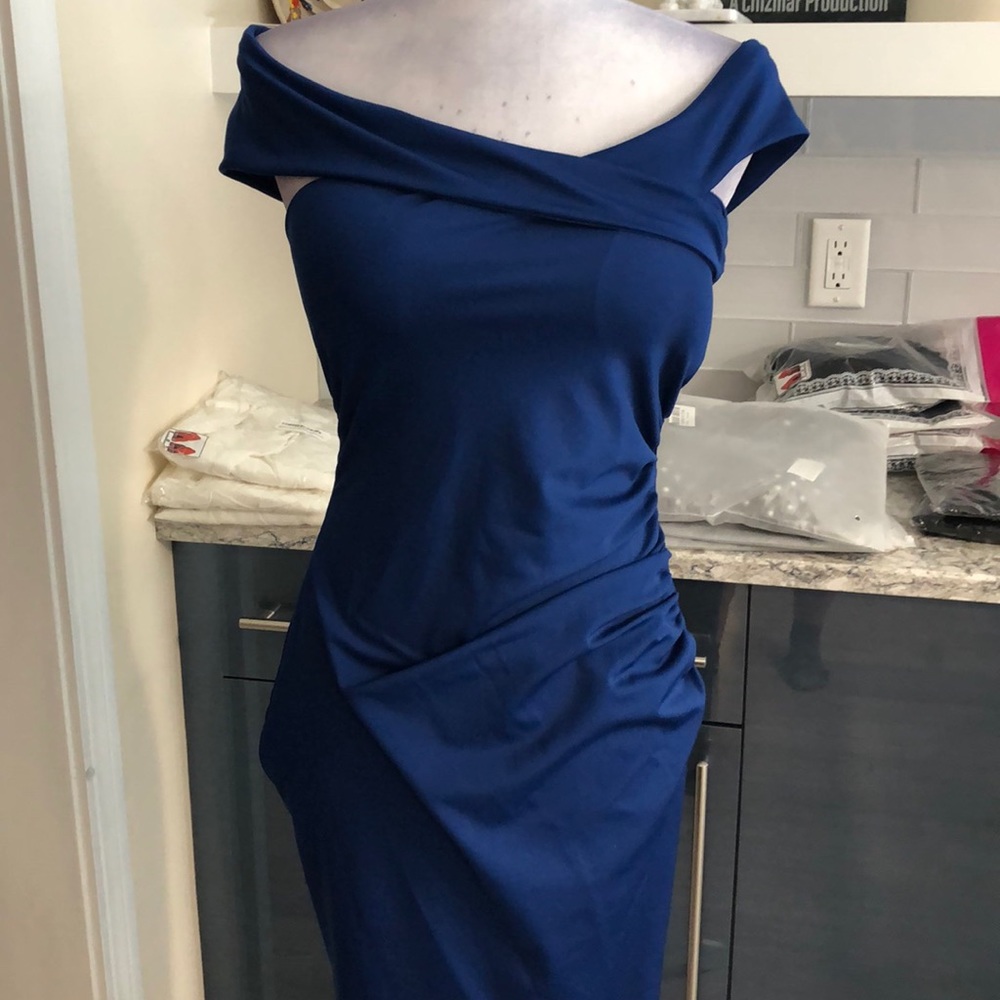 Blue versatile shoulder midi - Picture 5 of 9